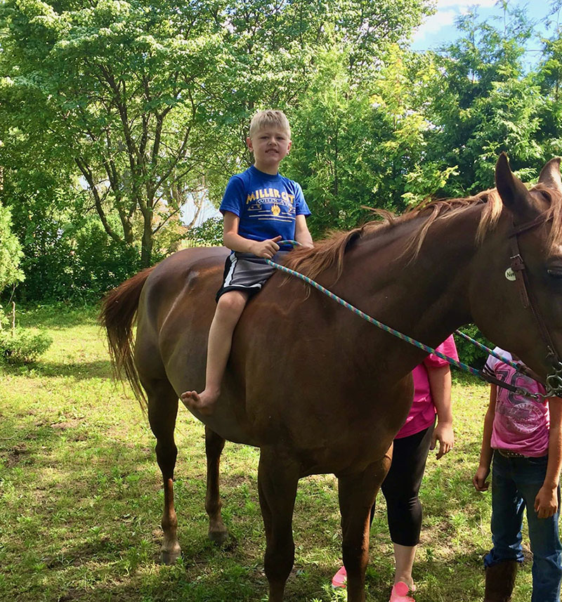 Brady on Horse